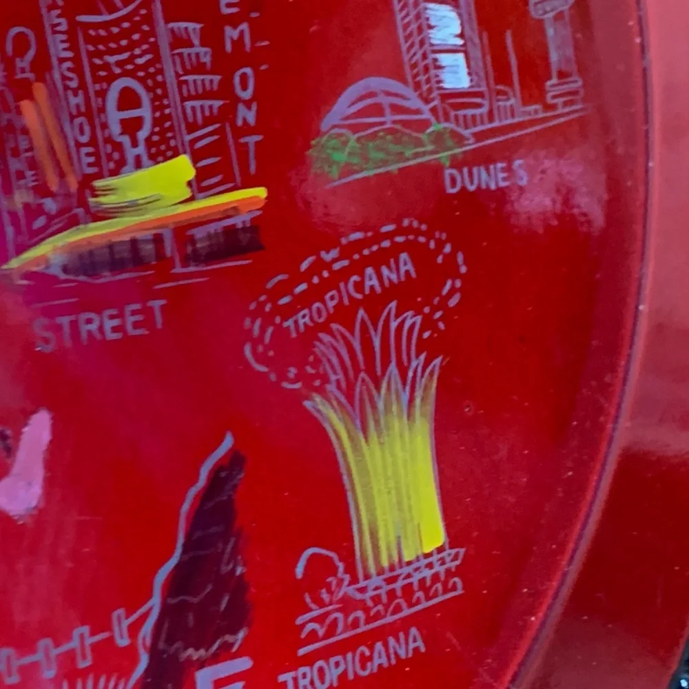 Vintage Vegas Icons Tray